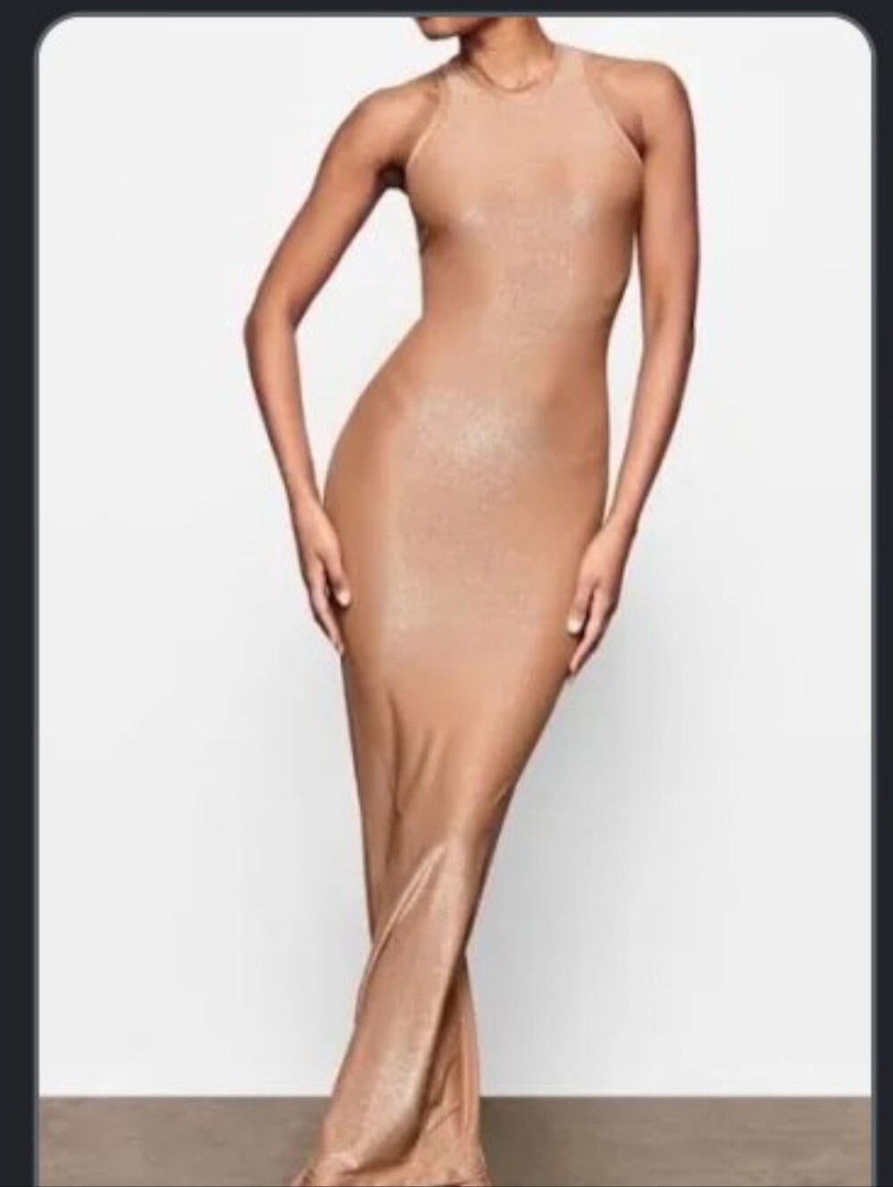 Skims Shimmer Tank Dress